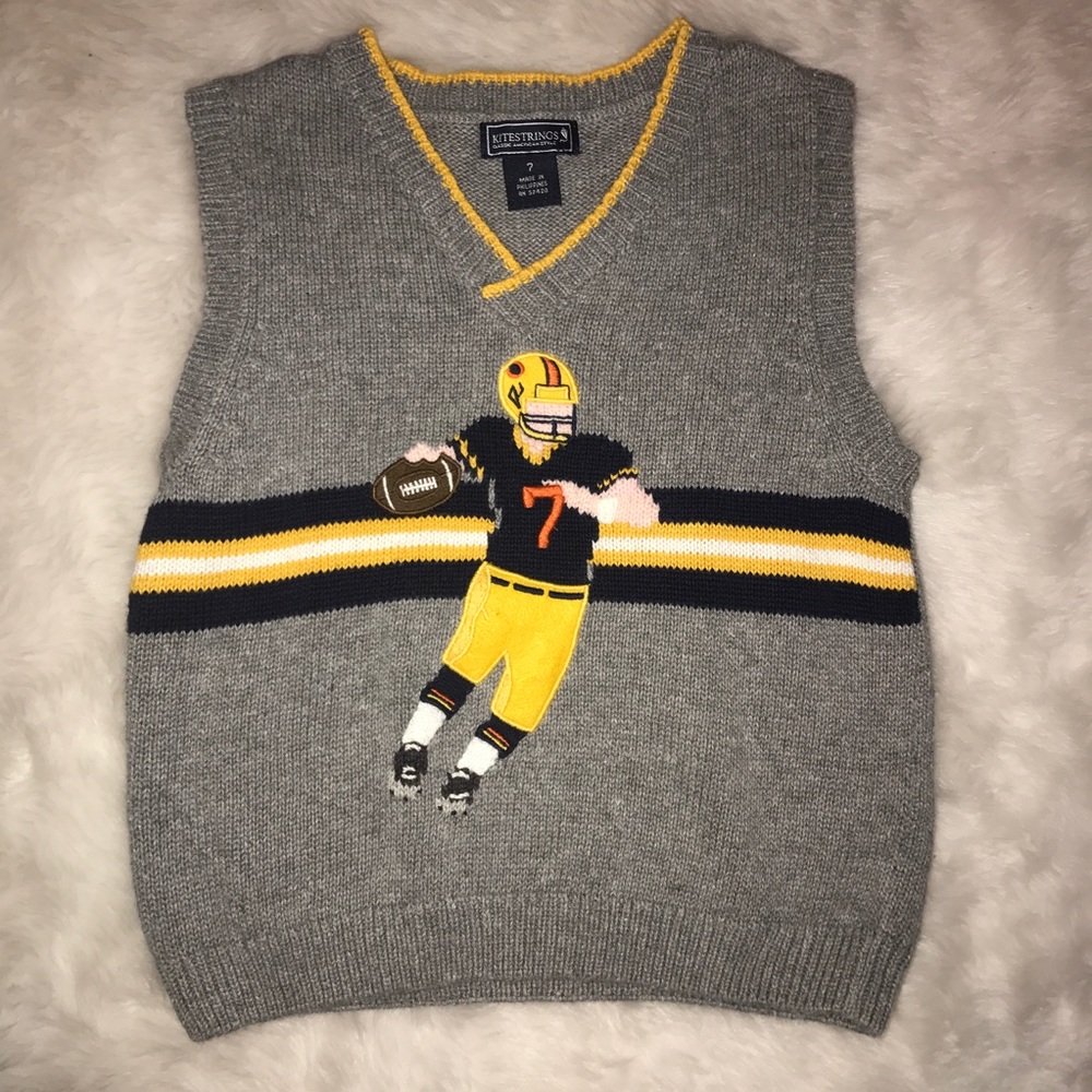 Kite strings size 7 football vest